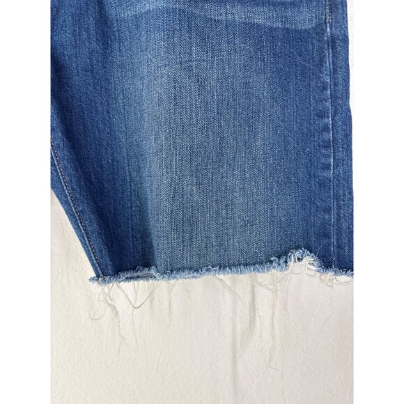 Levis Denim Frayed Hem Button Fly DIY Cut Off Shorts Size W30 - Picture 6 of 15